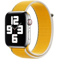 Спортивный браслет для Apple Watch 44 мм, ярко-жёлтый