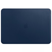 Чехол Apple Leather Sleeve для MacBook 15" тёмно-синий